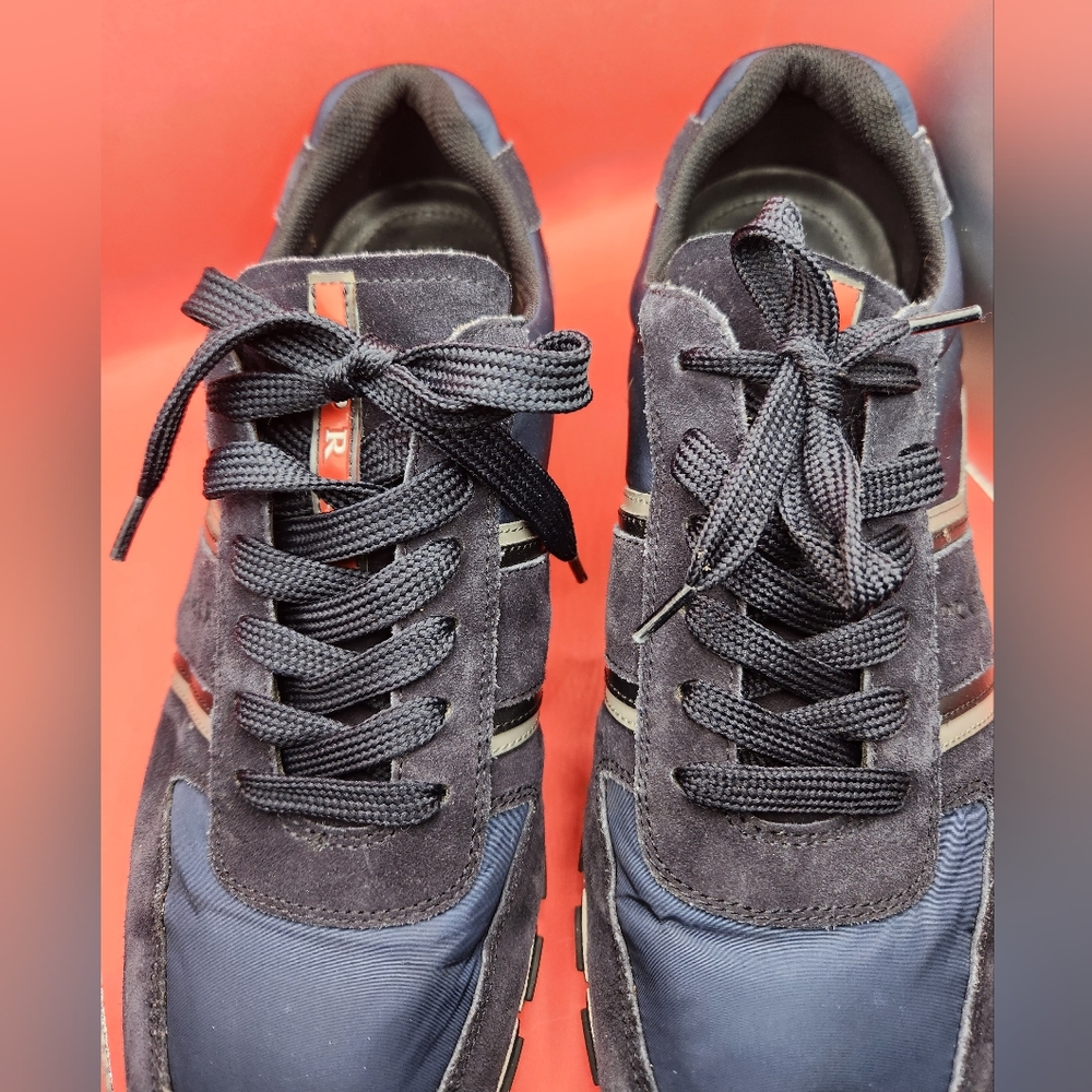 Suede Prada men's sneakers - Picture 5 of 8